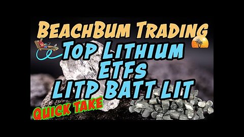 LITP | BATT | LIT | Top Lithium ETFs | Quick Take