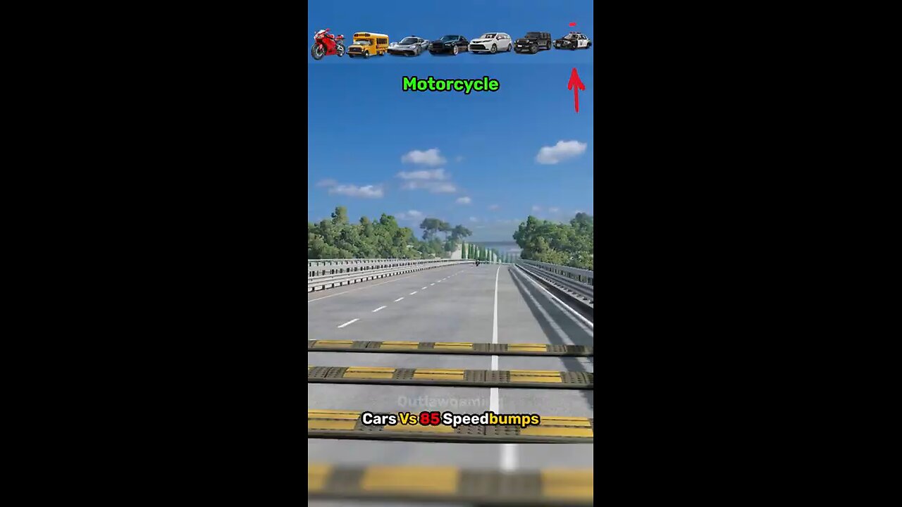 🚗 Cars vs 85 Speed Bumps in a Row! | Extreme Road Challenge