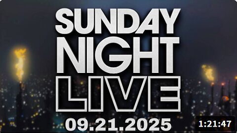 Sunday Night Live: REVIVAL IS COMING! Massive Charlie Kirk Memorial Service in Packed Phoenix Stadium, As FBI Director Patel Investigates Assassination ‘Theories and Questions’ - FULL SHOW - 09/21/2025