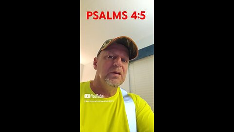 #PSALMS4:5 "ACCEPTABLE SACRIFICE ! LOVE ONE ANOTHER !"