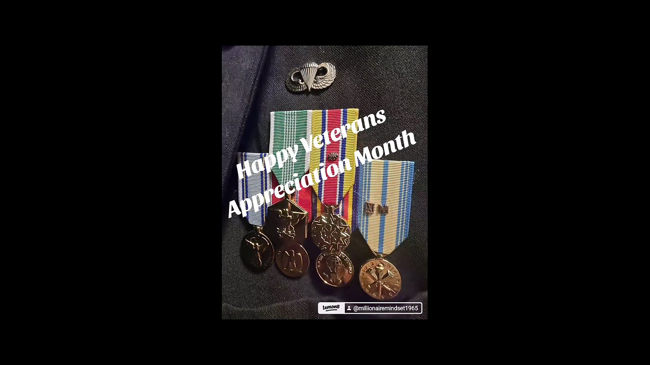 Happy Veterans Appreciation Month