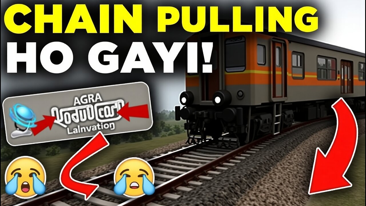 Chain Pulling Ke Baad Bhi Train Pahucha Di! 🚆🔥 Agra to Mathura | VANSHZ Gaming