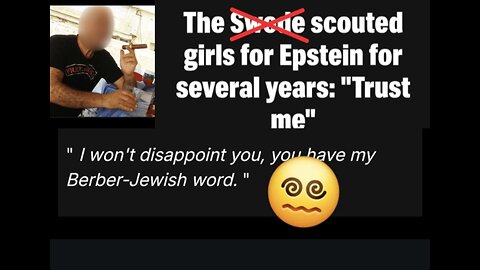 He "hunted" scandi girls for Epstein 🤬