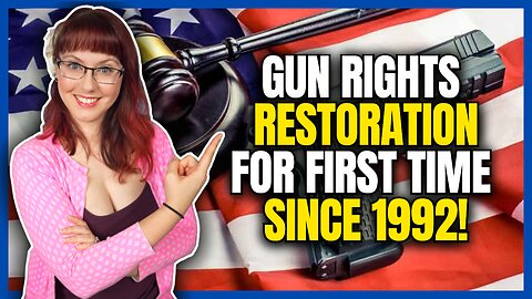 DOJ Allows Restoration Of Gun Rights