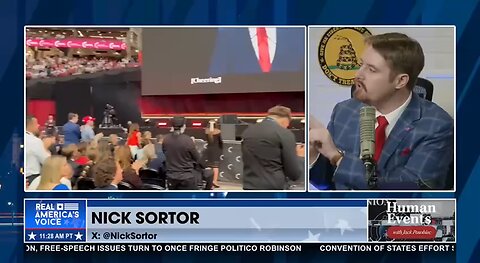 ELON MUSK STANDS FOR JACK POSOBIEC'S SPEECH