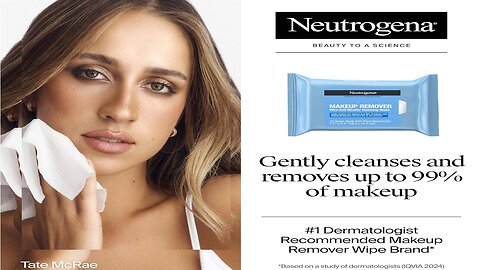 Neutrogena Makeup RemoverWipes Micellar Alcohol-Free Face Towelettes Remove Waterproof Mascara