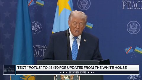 💵 Trump on DRC-Rwanda: 'We will take out rare earths