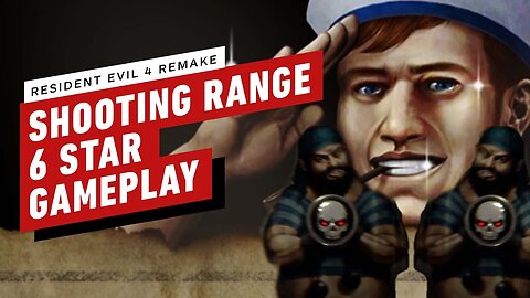 Resident Evil 4 Remake - Toughest Shooting Range 6 Star Gameplay