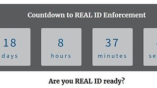 REAL-ID, NEW WORLD ORDER COMMENCING