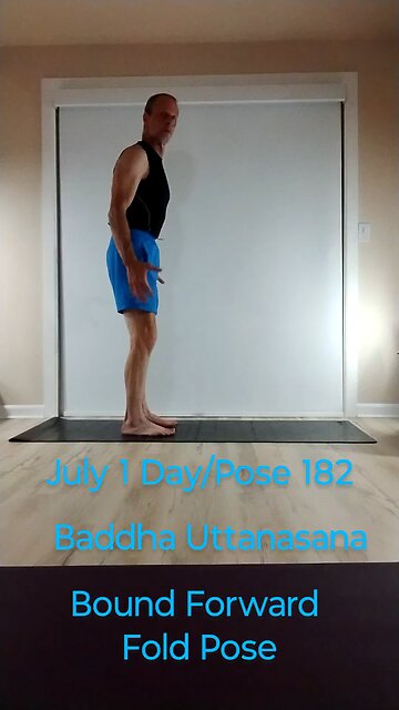 Baddha Uttanasana / Bound Forward Fold Pose