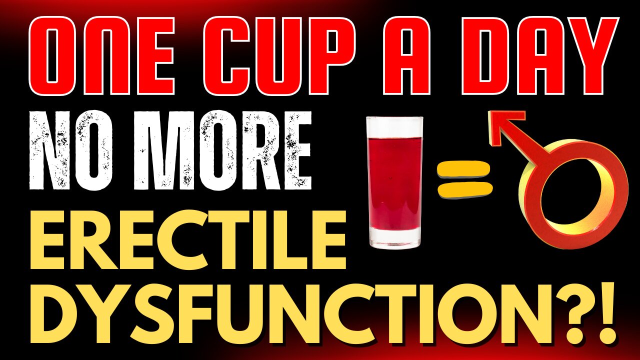 😮 The Drink That Works Like Viagra (But It's 100% Natural!)
