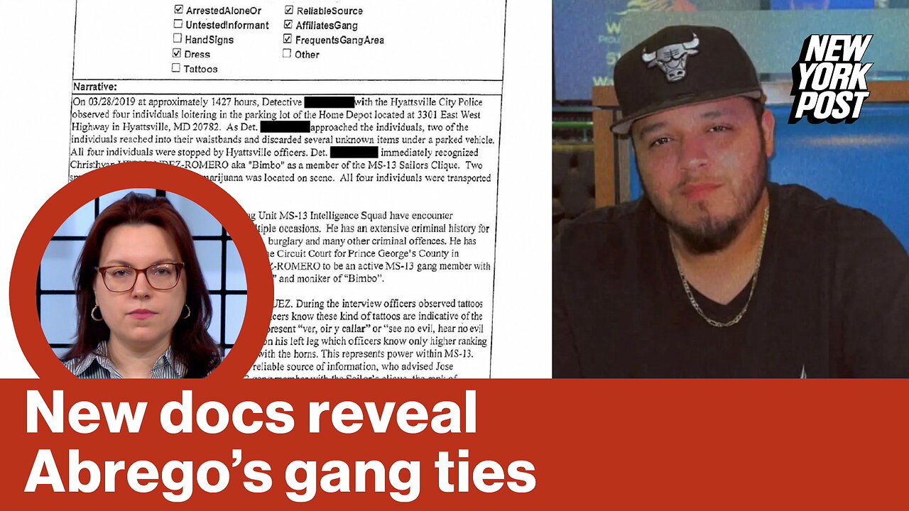 New docs reveal Abrego Garcia's gang ties | Reporter Replay