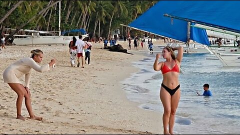 Look! This is Boracay White Beach on September 2025 5:20pm Walk