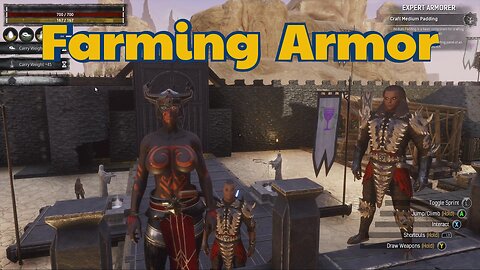 Conan Exiles Beginners guide farming armor busty boobs Breast Expansion huge tits
