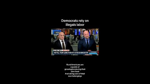 Democrats rely on illegals for their livelihood…