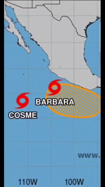 BIG 3-HURRICANE #BARBARA intensify TROPICAL STORM #COSME forms+ up next TROPICAL STORM #DALILA EPAC