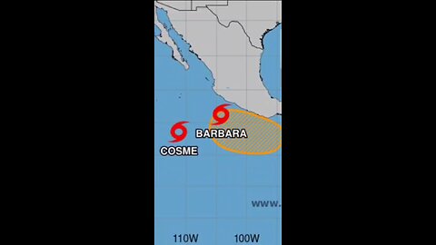 BIG 3-HURRICANE #BARBARA intensify TROPICAL STORM #COSME forms+ up next TROPICAL STORM #DALILA EPAC