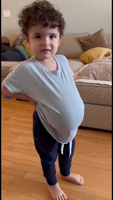 When Your Kid Copies You Too Well #reelsfacebook #parentlife #iamaakboR #DonaldTrump #venezuela