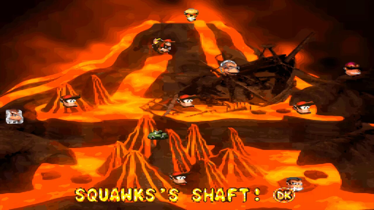 DONKEY KONG COUNTRY 2™ : DIDDY'S KONG QUEST™ / ACT 2. CROCODILE CAULDRON / A2#5. WARP BARREL FINISH