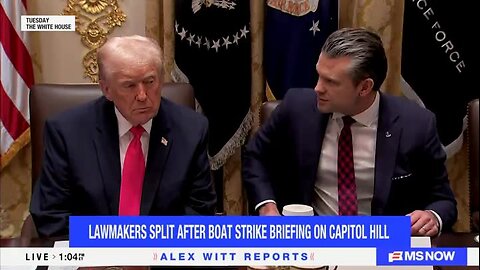 Peter Baker on Boat Strike Footage: There’s a Great ‘Public Interest,’ This War Is Being Waged on Behalf of the American Public