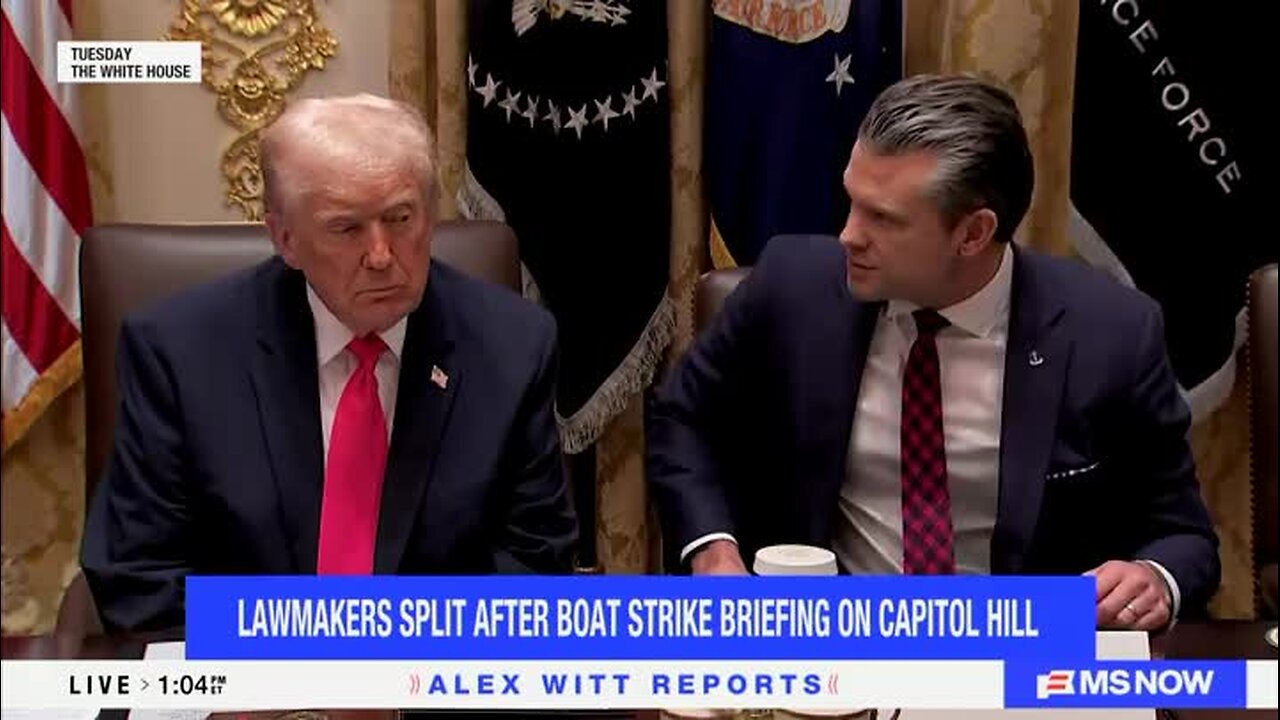 Peter Baker on Boat Strike Footage: There’s a Great ‘Public Interest,’ This War Is Being Waged on Behalf of the American Public