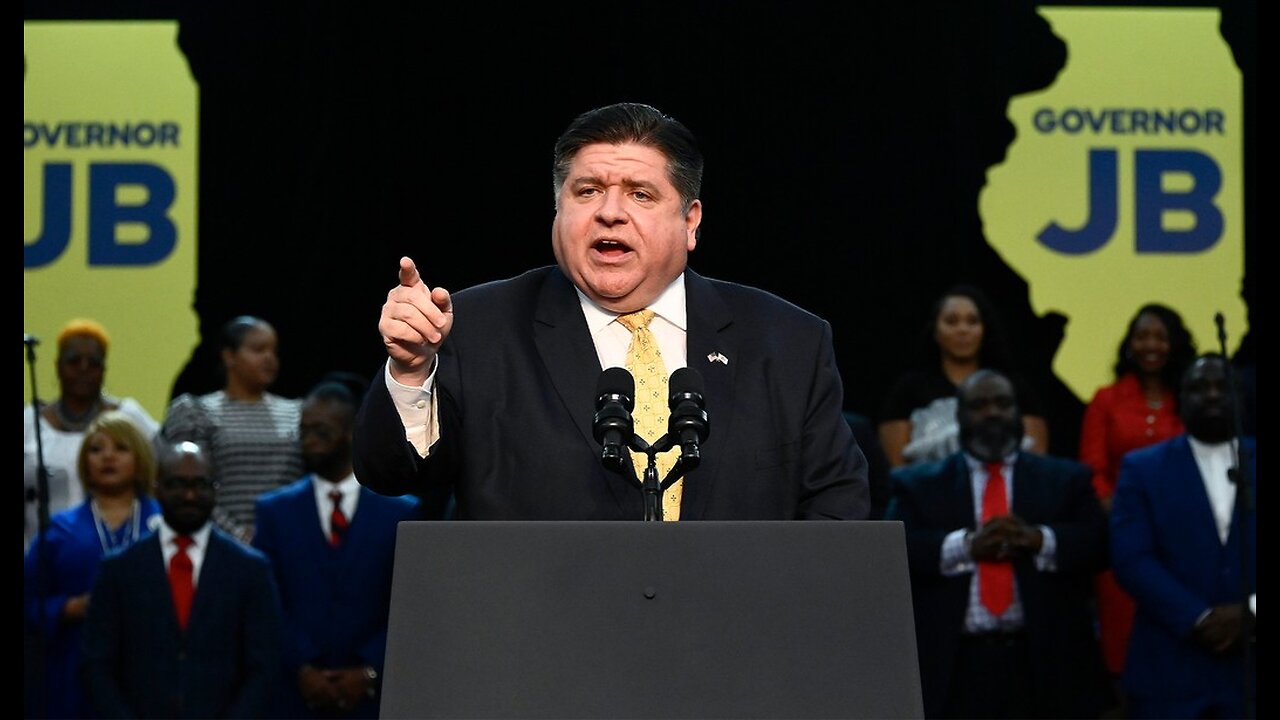 Watch. JB Pritzker Does Himself No Favors With Reaction to Brandon Johnson's Anti-Trump Meltdown