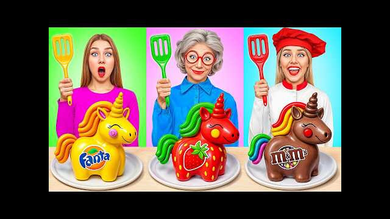 Me VS Grandma cooking challenge /funny kitchen