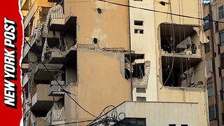 Aftermath of Israeli airstrike in Beirut aimed at Hezbollah chief of staff