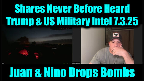 JuanOSavin & David Nino Rodriguez DROP BOMBSHELL 7.3.25 - Shares Never Before Heard Trump