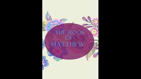 The Book Of Matthew Ch 12-13 Yahuah's Chosen Servant
