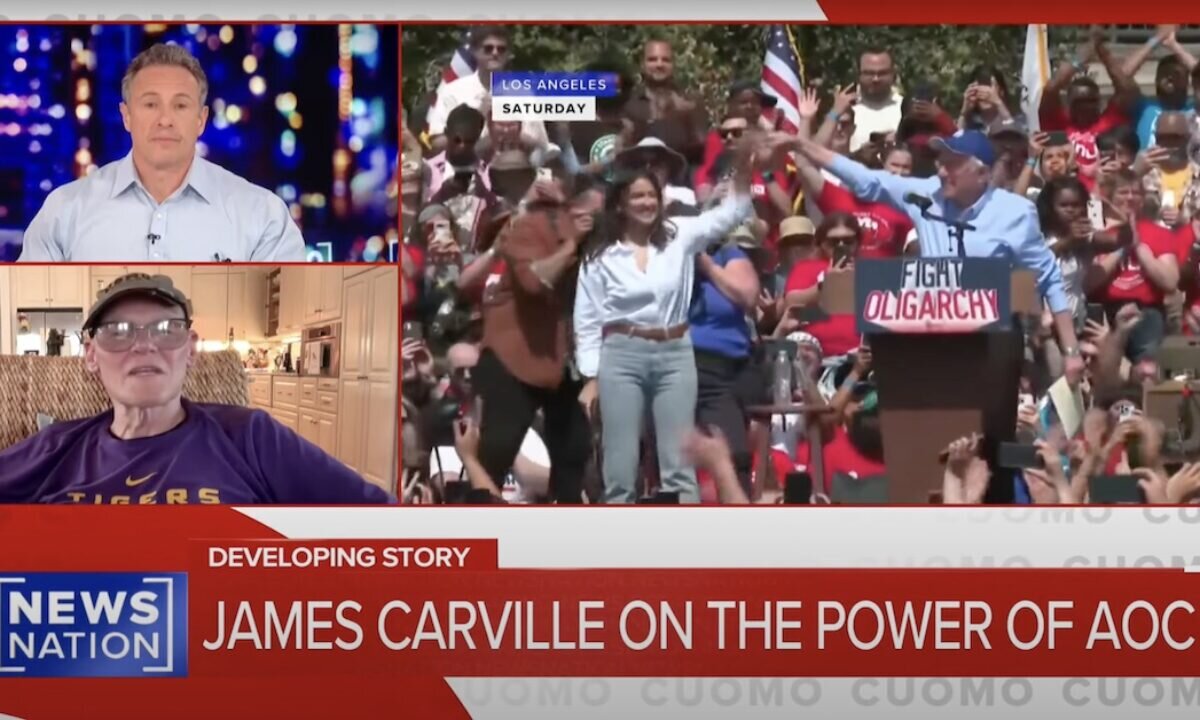 When you beat a Republican, I will be impressed: Carville on AOC, Bernie Sanders