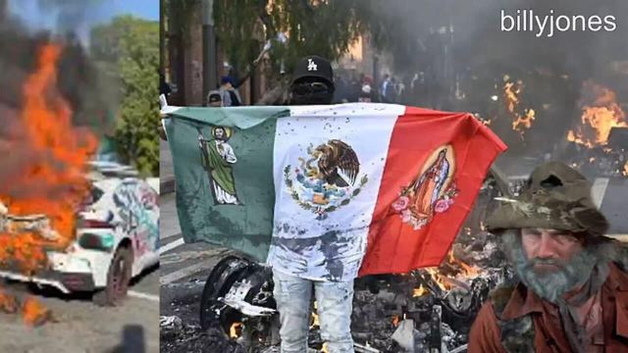 ⚠️REPORTER SHOT WITH A BEAN BAG & VATO LOCO FOREVER ESSE MEXICAN RAMS COPS ON A MOPED!