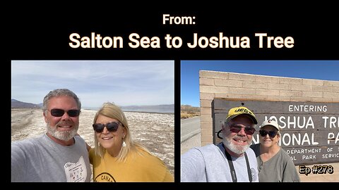 The Salton Sea & Joshua Tree: RVdrifters, come drift with us...