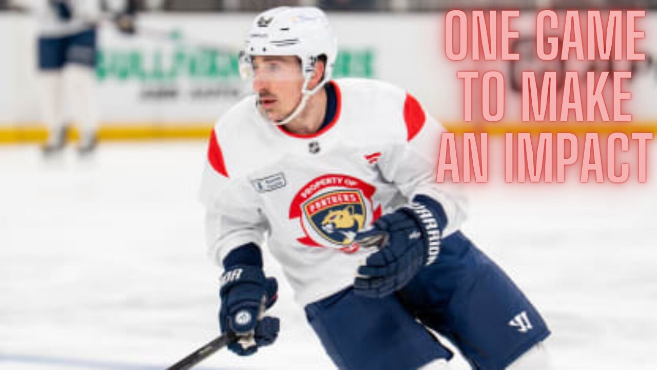 It took all of one game for Brad Marchand to make an impact for the Panthers