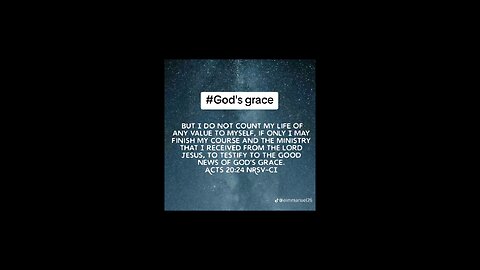 God's grace #biblebuild #bibleverse #bibleverseoftheday #bible #christiantiktok