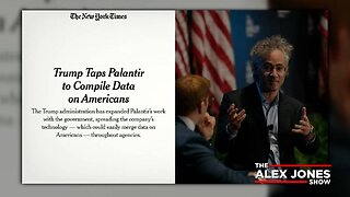 Alex Jones Responds To The Palantir Hysteria & Lays Out What's Really Happening