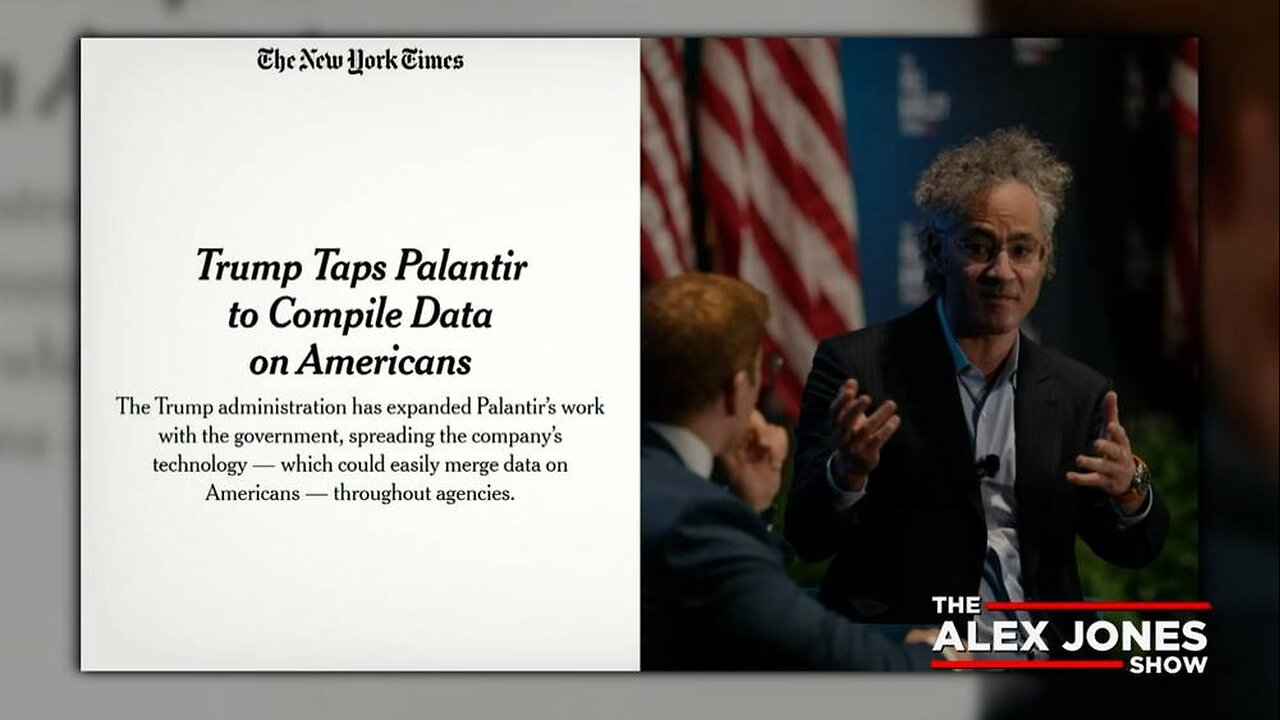 Alex Jones Responds To The Palantir Hysteria & Lays Out What's Really Happening