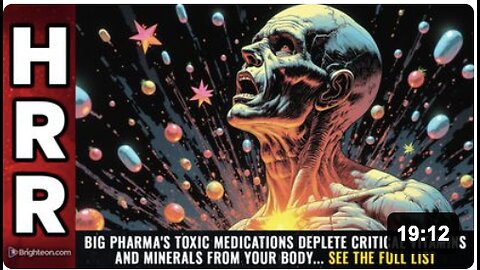 Big Pharma's toxic medications DEPLETE critical vitamins and minerals from your body... see the FULL LIST