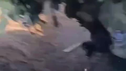 With the prayer of St. Michael the Archangel Russian troops storming enemy trenches