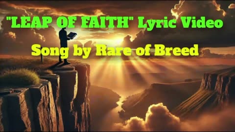 Rare of Breed (Feat. Rachael McAmis) Leap of Faith {Lyrics} Remix 1 { D V } Christcore PC FX