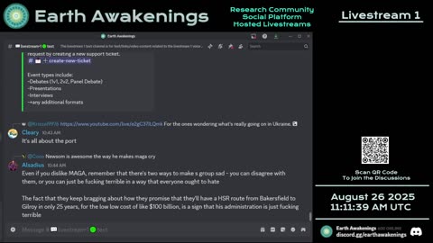 Earth Awakenings - Livestream 1 - #3378