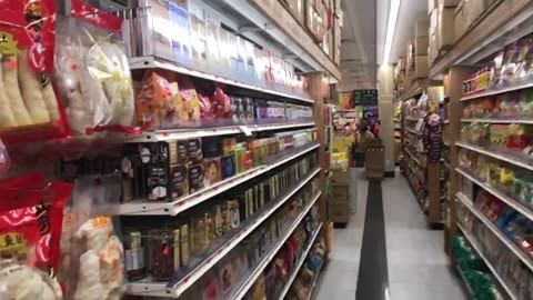 Asian Food Bonanza at Star Market on Avenue U in Brooklyn, New York City