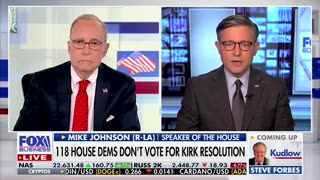 Mike Johnson Shares What Was In Resolution Honoring Charlie Kirk That Many Dems Refused To Support