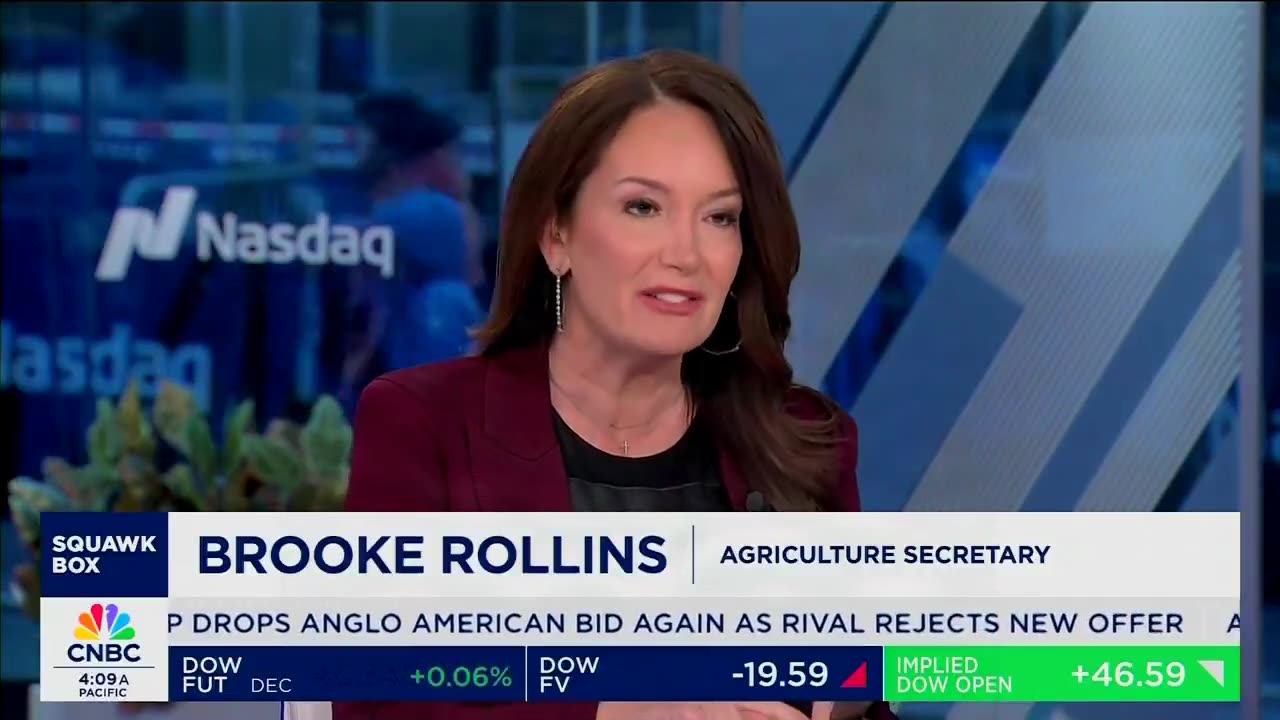Sec Brooke Rollins⚡ Were restructuring the failed economy