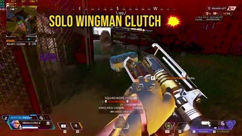 Solo Clutch & Wingman Wall-Jump Madness | Apex Legends Kings Canyon Gameplay