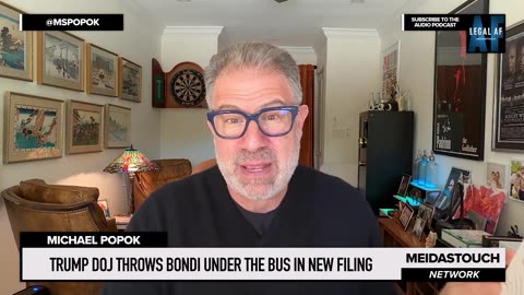 Trump THROWS Bondi UNDER THE BUS in OPEN COURT!!