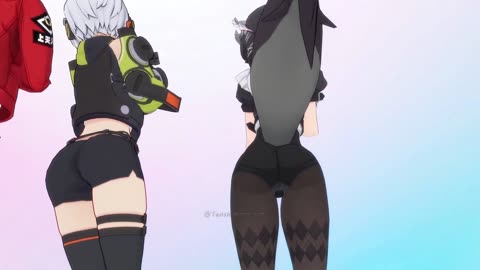 Zenless Zone Zero MMD Nicole Evelyn Trigger Zhuyuan Belle #zzzero