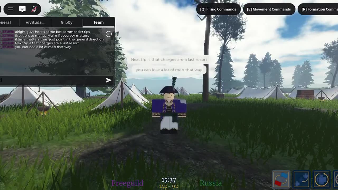 Roblox bot commander tips