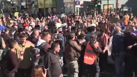 Argentinian President Milei pelted with stones during election campaign appearance
