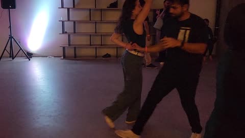 Nicole Gil at Juliet helping people to get confident in the dancing floor. #3